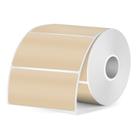 Etiquetas Térmicas FINDAT - 350 Unidades - Retangulares (2x1cm) - Vinil Marrom