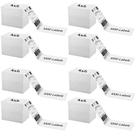 Etiquetas térmicas Immuson Fanfold 4x6 8000 Etiquetas, pacote com 8