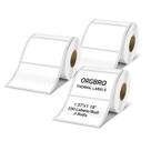 Etiquetas térmicas ORGBRO 40x30mm 690 unidades, 3 rolos, preto sobre branco