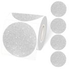 Etiquetas Térmicas STARLIBOO - 7,62cm, Círculo Holográfico Prata