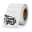 Etiquetas Térmicas Transparentes FINDAT 5x5cm - 300 Adesivos por Rolo