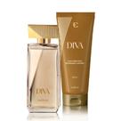 Eudora Combo Diva: Desodorante Colônia 100ml + Loção Corporal 200ml