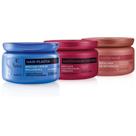 Eudora Kit Máscara Capilar Siàge: Hair-Plastia 250g + Cauterização dos Fios 250g + Nutri Rosé 250g