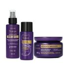 Eudora kit siage resgate imediato água lamelar+másc+leave-in