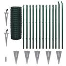 Euro Cerca Casafoyer Acero 25m x 1.2m Verde con Accesorios