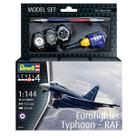Eurofighter Typhoon Raf Model Set 1/144 Revell 63796