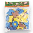 EVA Didático 5x4cmx5mm ABC + Vogais Grande Bastão 93 Peças
