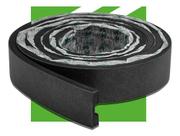 Eva Rodape Acabamento Ripado Laminado 2,5m - Urban Black+