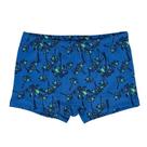 Everly Sunga Boxer Estampa Coqueiros Azul