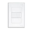 Evidence Interruptor Simples Branco Fame 3741