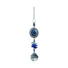 Evil Eye Cristal Sun Catcher Sinos De Vento Arco-íris Jardim Pendurado Decoração De Casa Pingente