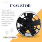 Exaustor 30cm Alta Vazão Industrial Comercial Cozinha Industrial Linha Premium