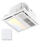 Exaustor de banheiro GROWNEER 4 em 1 com aquecedor 110CFM 1.5 Sones