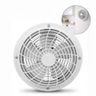 Exaustor de Parede 30cm Bivolt com Grade Dupla e Hélice 5 Pás em Aço Potente, Silencioso e Econômico 97W