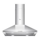 Exaustor de ventilação Midea MVP30W6AST, pirâmide canalizada, alcance 450 CFM Exaustor de ventilação Midea MVP30W6AST, pirâmide canalizada, alcance 450 CFM