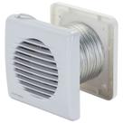 Exaustor para banheiro diâmetro de 100 mm com grade e duto KEXB-03 - Ventisol (110V/220V)