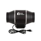 Exaustor Turbo 110V 125mm Silencioso Potente leds indoor Ideal para Banheiros, Cozinhas e Ambientes Fechados