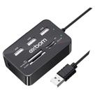 Exbom Hub USB 7 Em 1 Com Múltiplas Conexões Rápidas de Dados