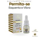 Excitante Térmico Comestivel Beijável Unissex Esquenta e Vibra Sabor Leite Condensado Permita-se Intt Cosmético