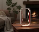 Exclusiva Luminária LED Moderna De Mesa Lampada Led Quarto Designer Fantástico 127v Vermelha
