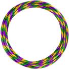 Exercise Hoop Gemscream, pacote com 12 unidades, plástico brilhante, 60 cm de diâmetro