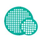 Exercitador De Mão Portátil Em Silicone Com Três Cores, Rede De Resistência Elástica De 17,78cm,