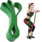 Exercitador Elástico 1,2 Metros Super Band Verde Para Exercícios e Academia Musculação Marblue