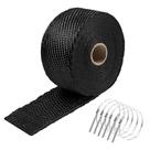 Exhaust Heat Wrap NEZUIBAN, fibra de vidro para motocicleta de 2 x 16 pés Exhaust Heat Wrap NEZUIBAN, fibra de vidro para motocicleta de 2 x 16 pés