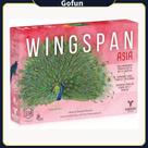 Expansão do jogo de tabuleiro Wingspan Asia Edition com 90 cartas de pássaros