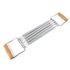 Expansor de peito Keenso Wooden Handle 5 Spring para homens Expansor de peito Keenso Wooden Handle 5 Spring para homens