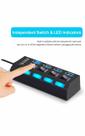 Expansor Hub Usb 2.0 4 Portas Com Led Super Rápido 500gb