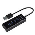 Expansor Hub Usb 3.0 4 Portas Com Led Super Rápido 5.0 Gbps