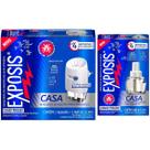 Exposis Casa 1 Aparelho + 2 Refis Repelente Mosquito Dengue Exposis Casa 1 Aparelho + 2 Refis Repelente Mosquito Dengue