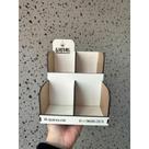 Expositor 2 degraus em mdf 3mm branco 15x15x15cm