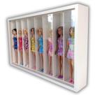 Expositor 8 Nichos - Compatível com Barbie Monster High cod31-1 Cor:Branco