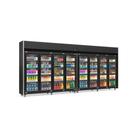 Expositor 8 Portas All Black GEAS8PLB 4 Prateleiras Gelopar 220V Expositor 8 Portas All Black GEAS8PLB 4 Prateleiras Gelopar 220V