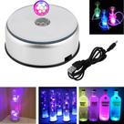 Expositor Base Giratória USB Luz Led RGB Iluminação P/ Decoração Em Cristais Vidro excelente 23216