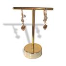 Expositor Brinco Metal - DOURADO - MEDIO - 2 furos