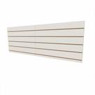 Expositor canaletado 18mm Branco Texturizado altura 60 cm comp 180 cm