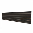Expositor canaletado 18mm Preto Texturizado altura 60 cm comp 240 cm