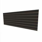 Expositor canaletado 18mm Preto Texturizado altura 90 cm comp 240 cm