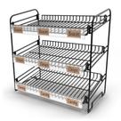 Expositor Candy DS THE DISPLAY STORE 3 camadas em preto