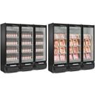 Expositor de Bebidas Vertical 3 Portas GCBC1450 Preto 220V Gelopar