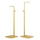 Expositor de bolsa YIFU DISPLAY em ouro polido, pacote com 2 unidades