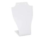 Expositor de Brincos Colar Pingente Busto Branco 1 Peça