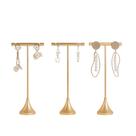 Expositor de brincos Gemeshou Gold T bar 13 cm de altura 3 unidades