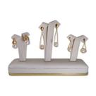 Expositor de Brincos Plataforma 3 Coqueiros Off White