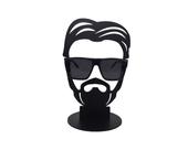 Expositor de Óculos Masculino Preto Fosco MDF 3mm