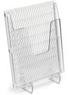 Expositor Display Office Branco / Cristal Com Suporte Waleu - Maxcril