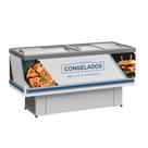 Expositor Ilha Gelopar Para Congelados Standart 520 Litros Branco 220V GESV-190 R Expositor Ilha Gelopar Para Congelados Standart 520 Litros Branco 220V GESV-190 R